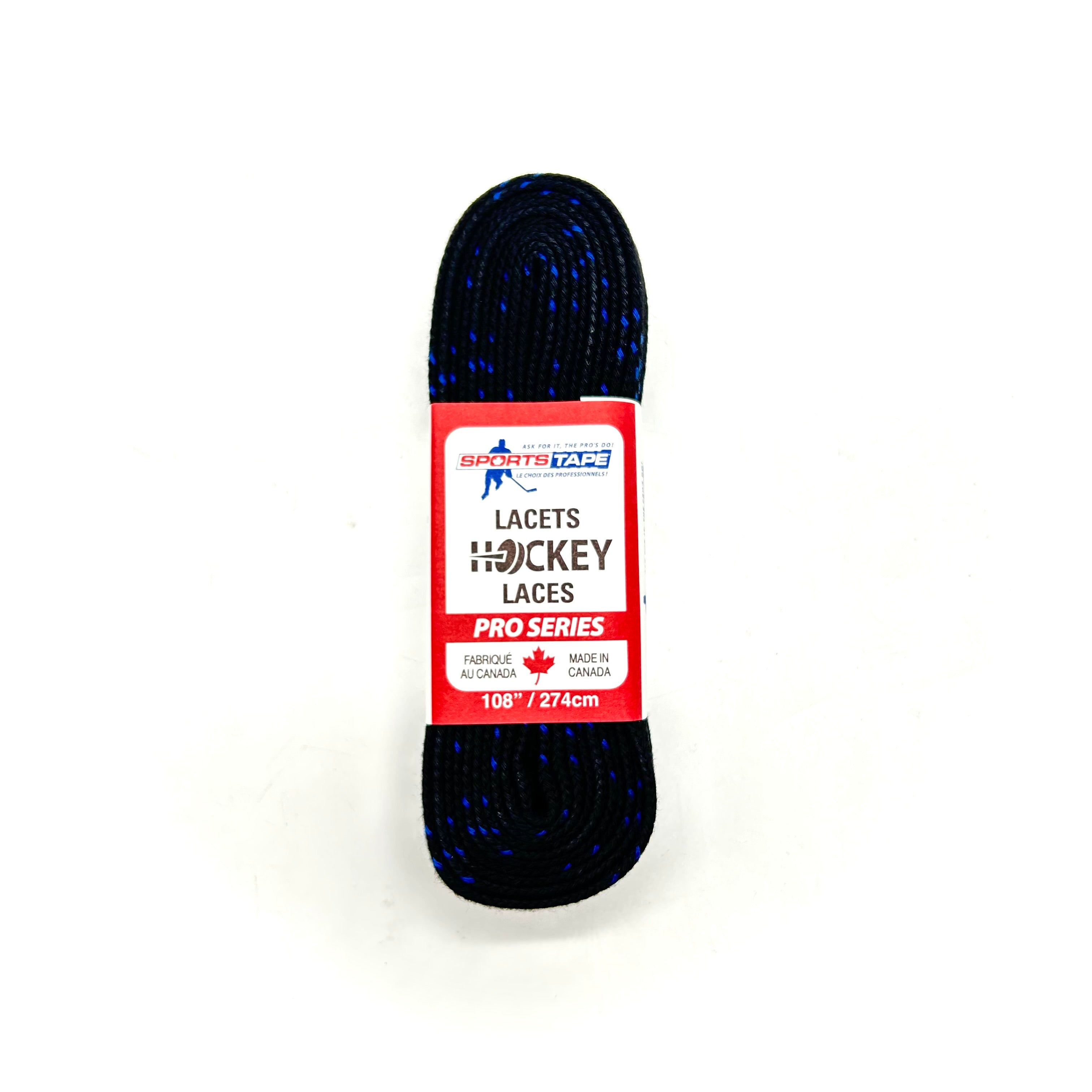 Ruban adhésif de sport - Lacets de la série Pro (noir)